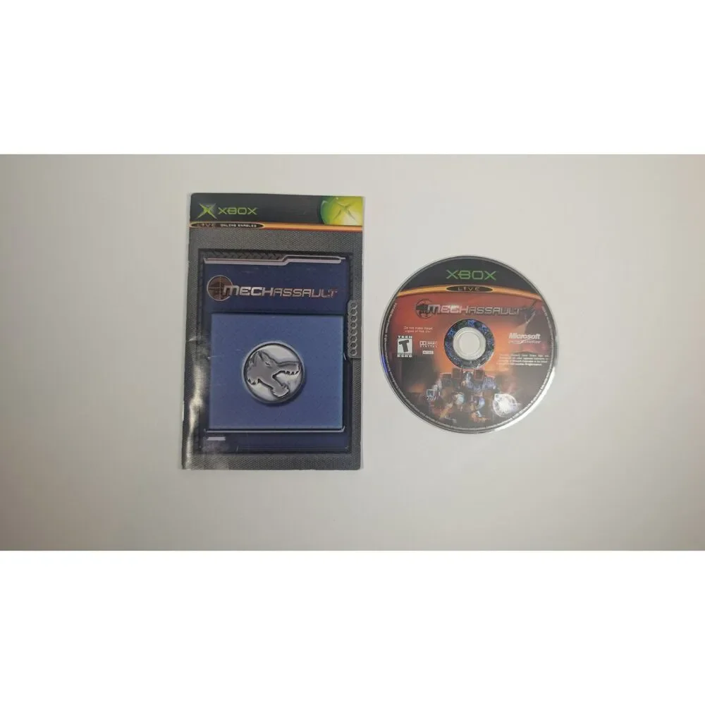 MechAssault (Microsoft Xbox, 2002) – Disc & Manual Only
